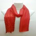 Designer Net Stole- Red